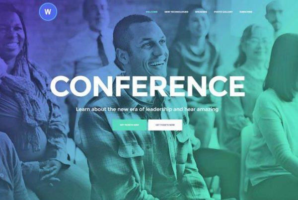 web design for conference