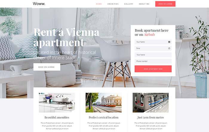 Air BNB Accommodation Online Store