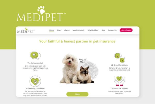 MediPET website screenshot