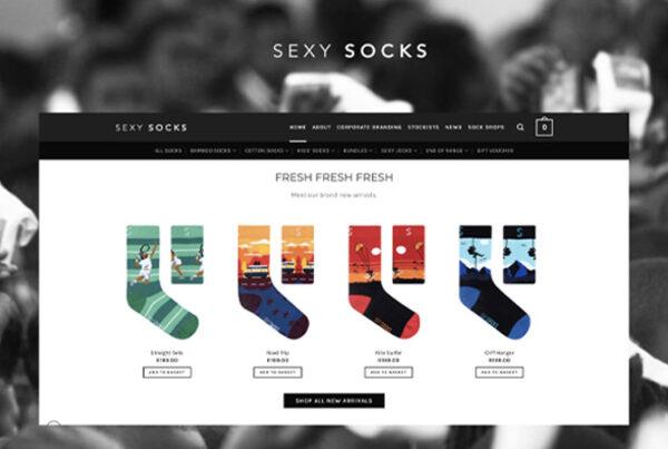 Sexy Socks portfolio thumbnail