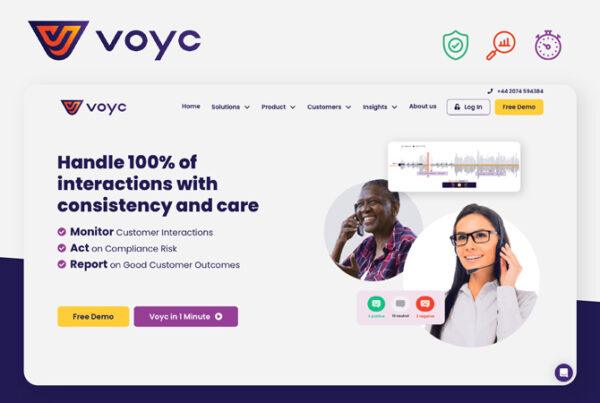 Voyc website screenshot
