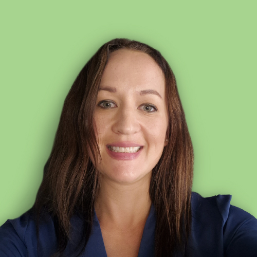 Jessica Lang green background