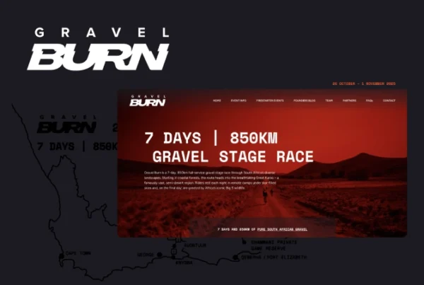 gravel burn web design